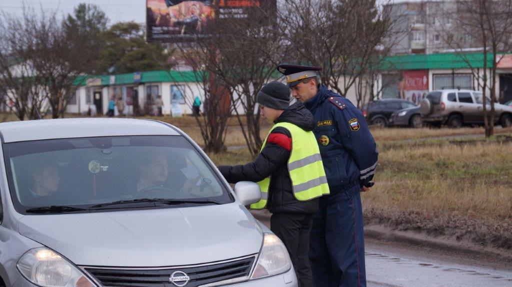 Во время проведения акции «Пешеход, на переход!»